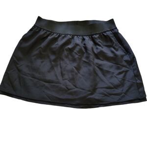 Loft black Elastic Waistband Skirt Sz 10